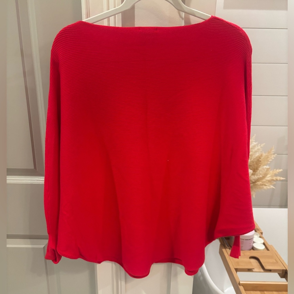 Kerisma Bright Red Boatneck Knit Top